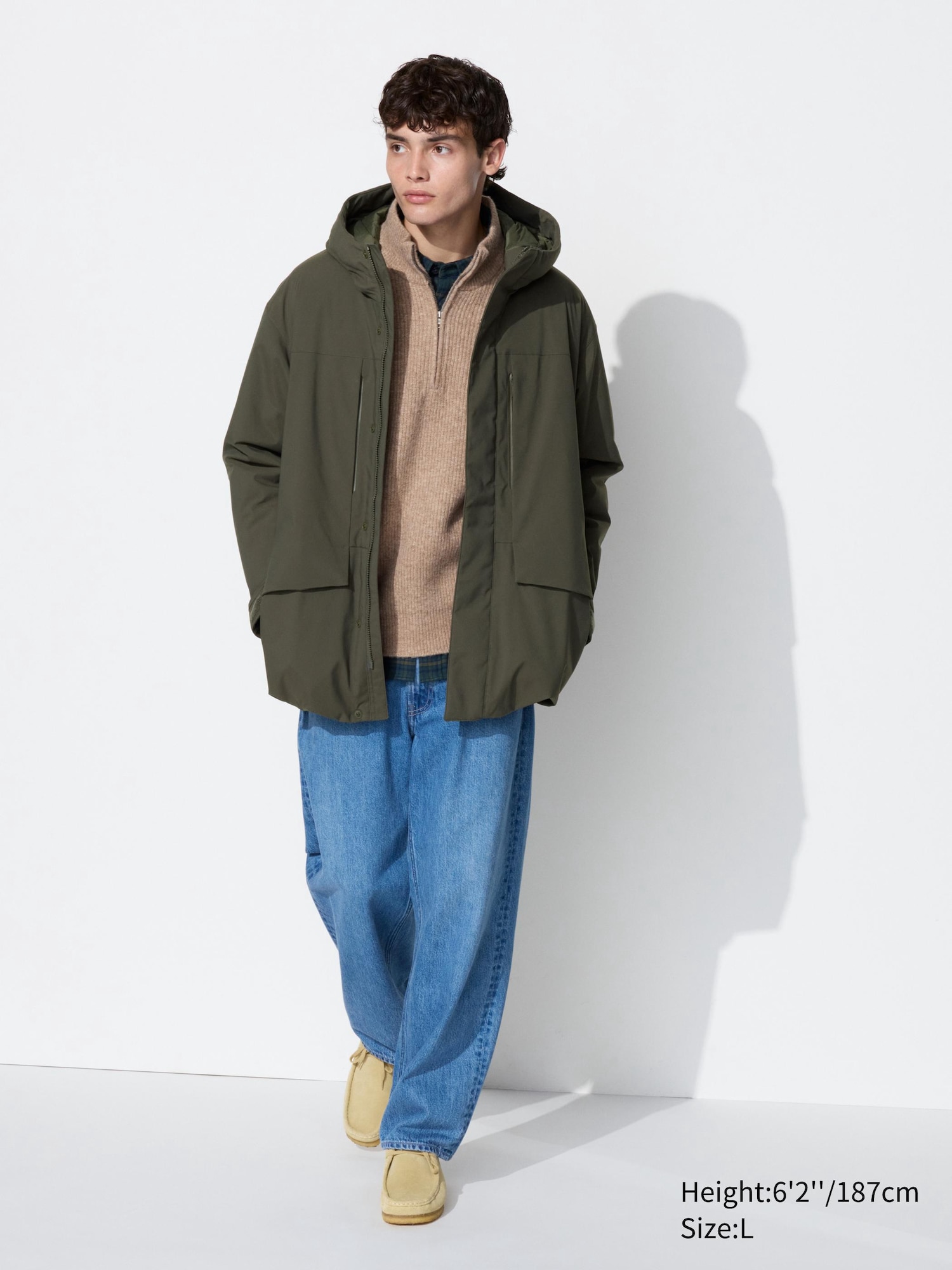 Parka jacket uniqlo men's online