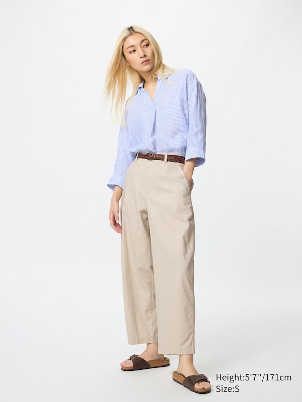 Leinen Baumwolle Hose (Tapered Fit)
