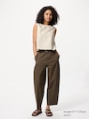 Pantaloni Lino Misto Cotone Affusolati