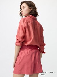 Linen Blend Skort