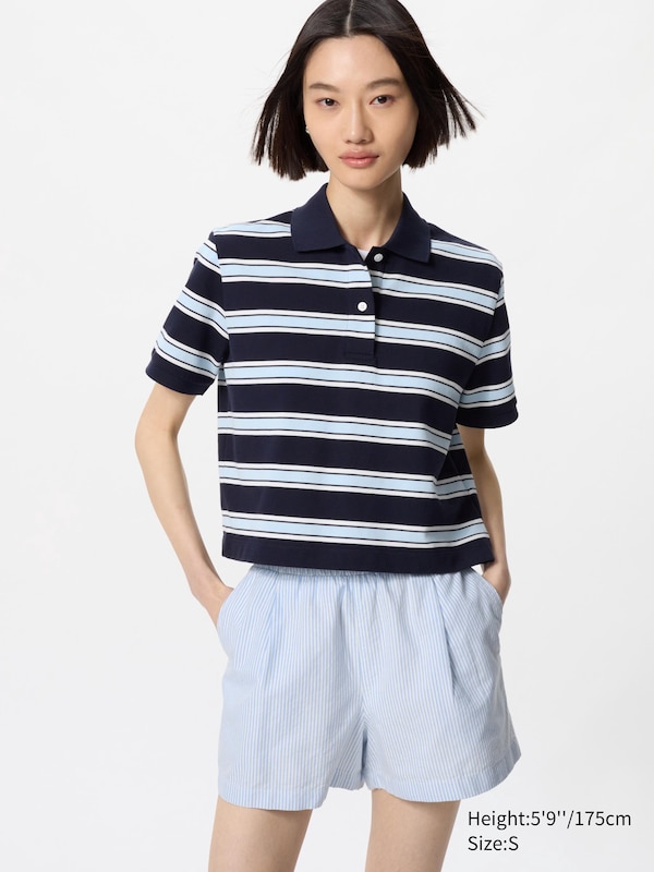 Cotton Easy Shorts (Stripe)