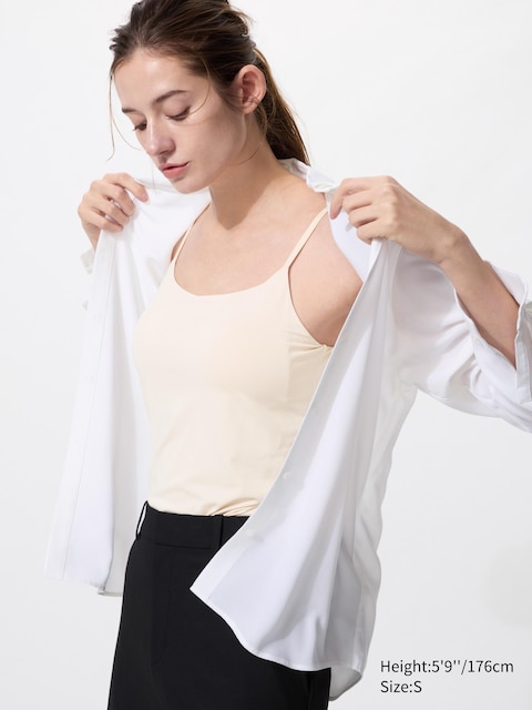 Uniqlo - Caraco À Brassière Intégrée Airism - Nude - Xxs