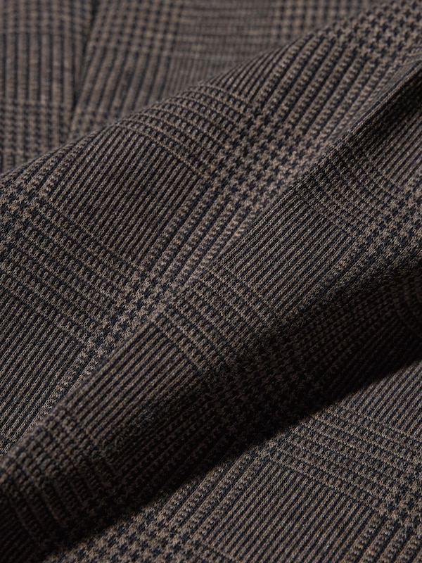 Pantalón pinzas (ancho, cuadros)