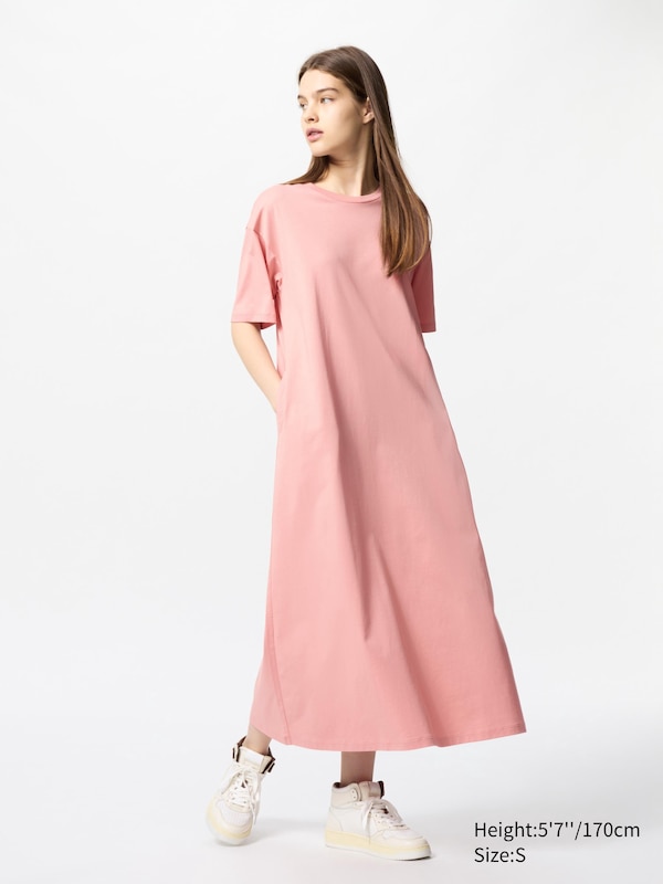 AIRism Baumwolle T-Shirt-Kleid