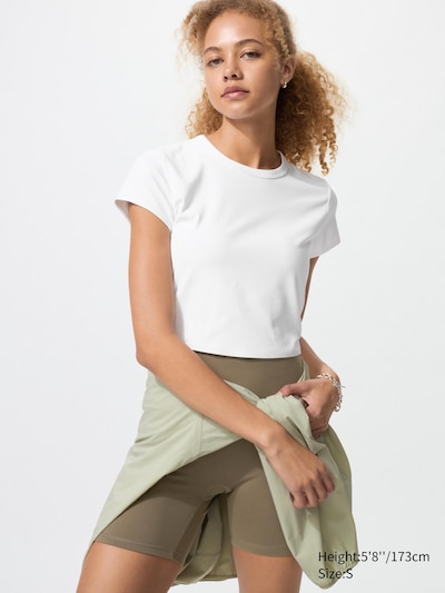 AIRism Soft Cropped T-Shirt
