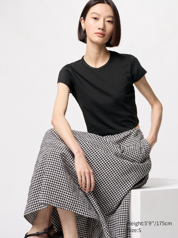 T-shirt court AIRism pour Femme | UNIQLO FR