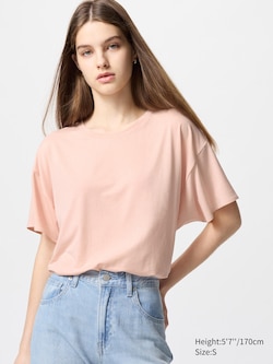 AIRism Relaxed Crew Neck T-Shirt