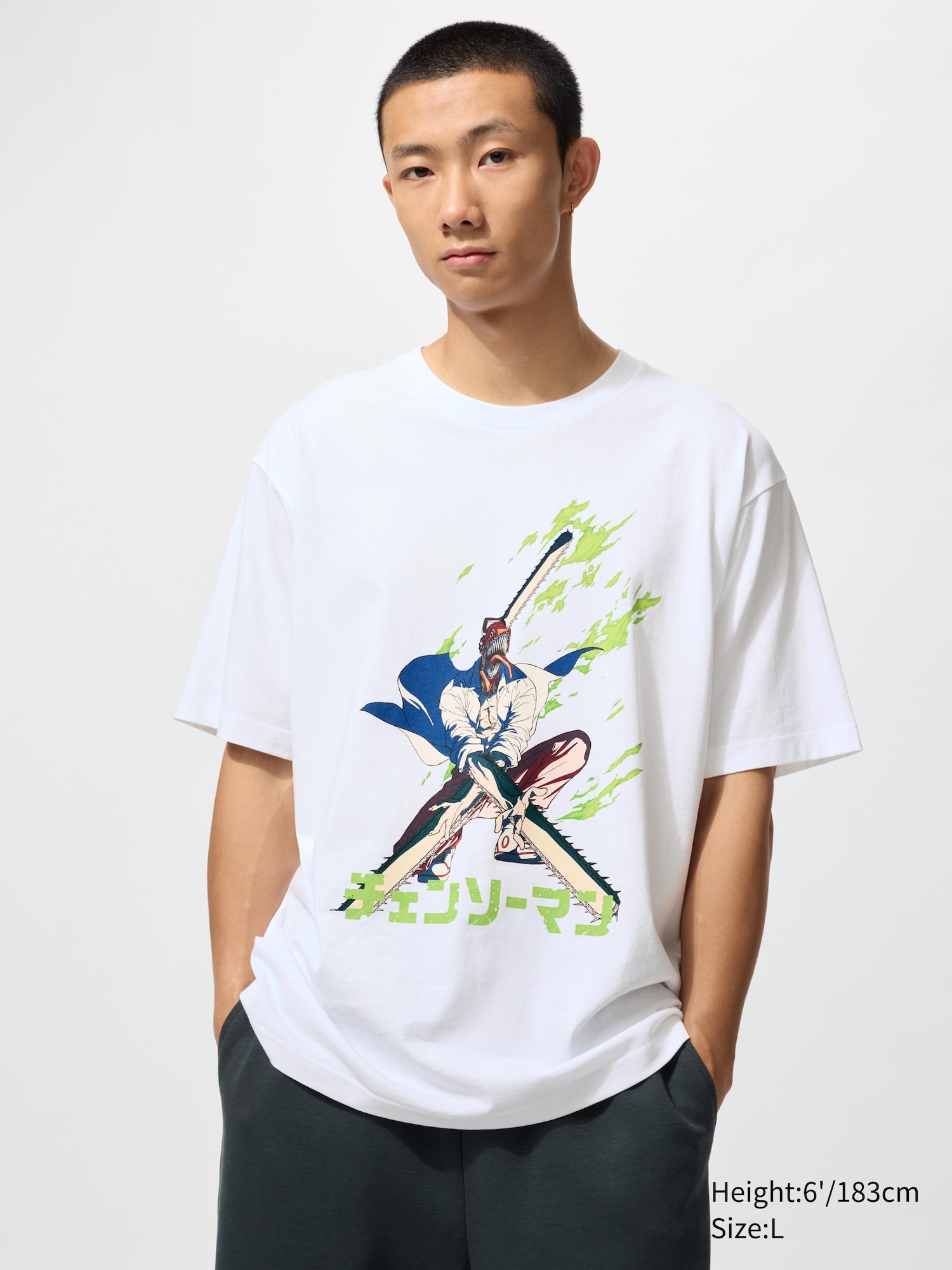 Anime Chainsaw Man UT Graphic T-Shirt