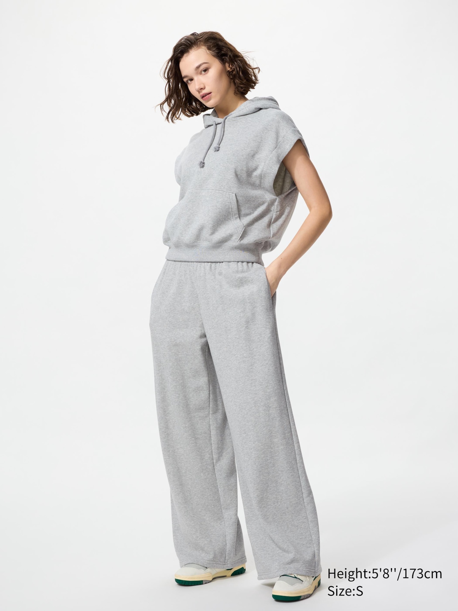 Women's Sweat Sleeveless Hoodie | UNIQLO FR