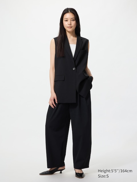 Uniqlo - Pantalon Large Active Ultra Stretch À Protection Uv - Noir - L