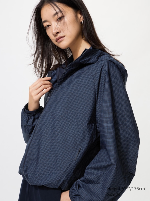 Verstaubarer Parka (UV-Schutz, gemustert)