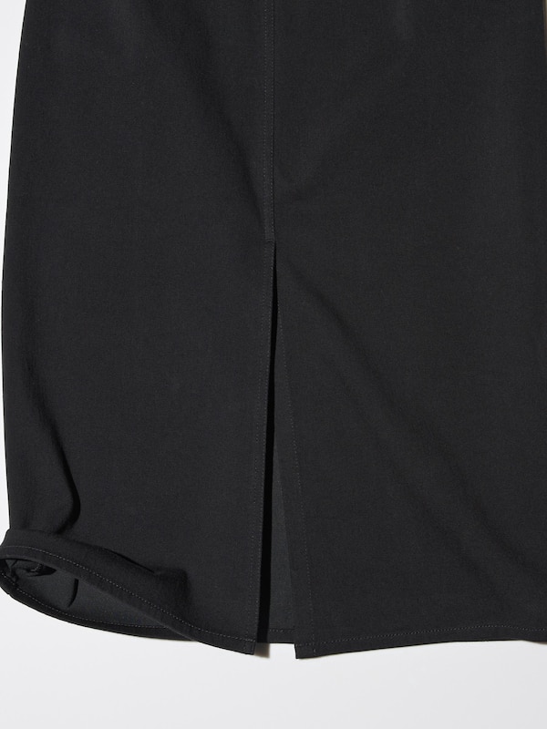 Ultra Stretch Narrow Skirt (Denim, Shorter)