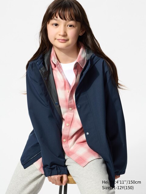 Uniqlo Navy - Blocktech Parka - 13 Jaar (160Cm)