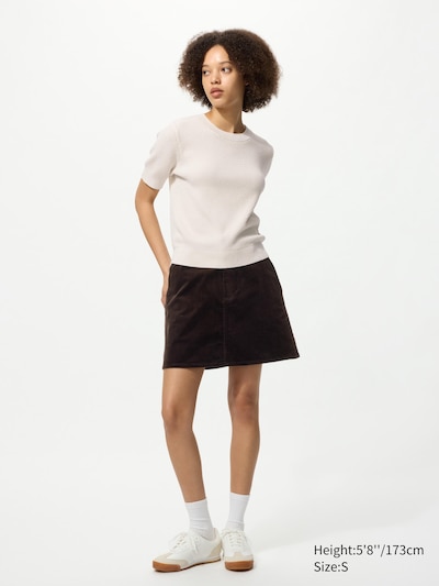 Cotton Popcorn Sweater | Short Sleeve
