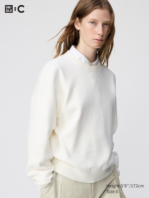 Uniqlo - Pull En Coton Doux - Blanc Cassé - Xl