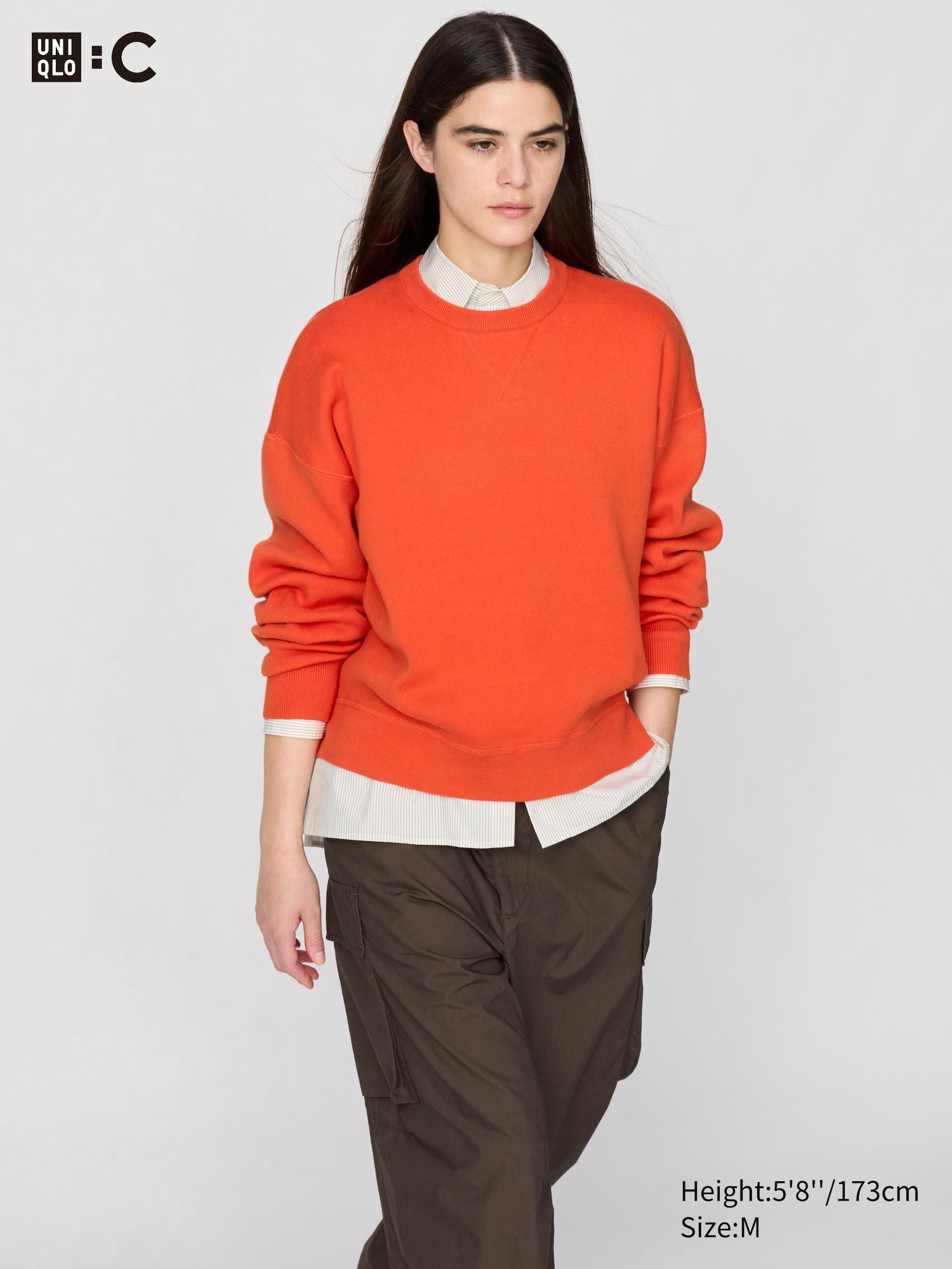 Women s Smooth Cotton Crew Neck Jumper UNIQLO UK