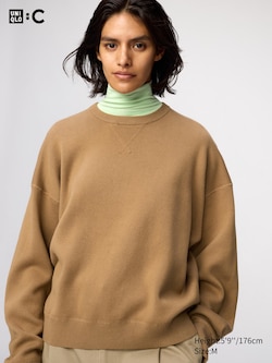 Smooth Cotton Crew Neck Jumper