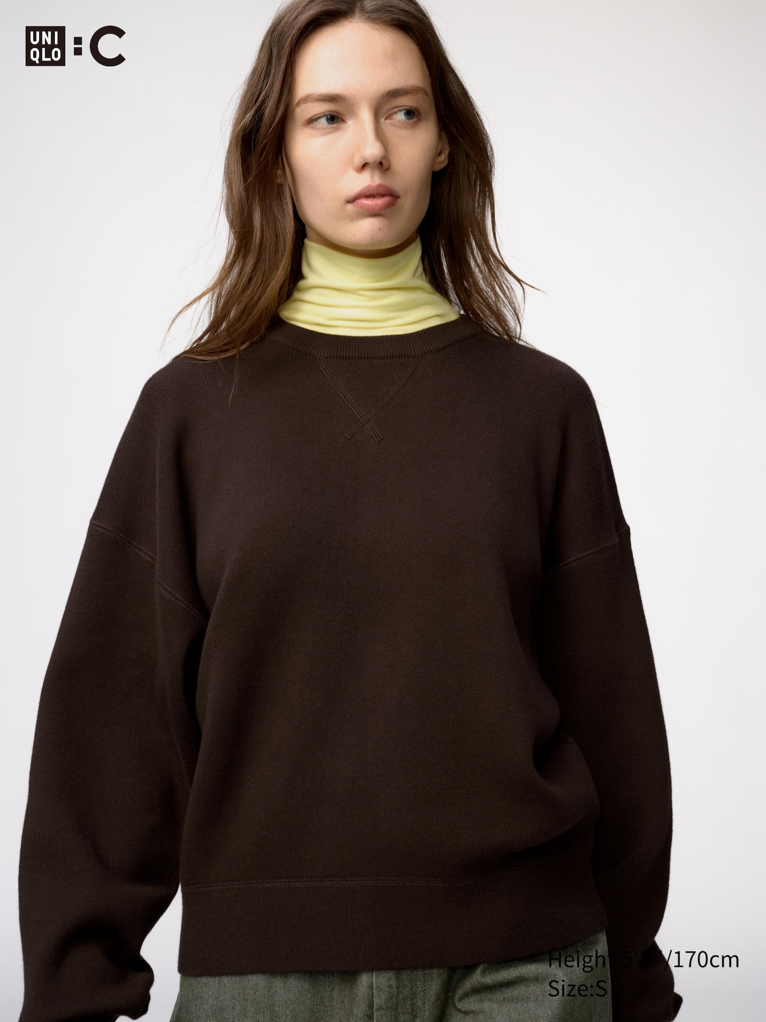 Smooth Cotton Crew Neck Jumper