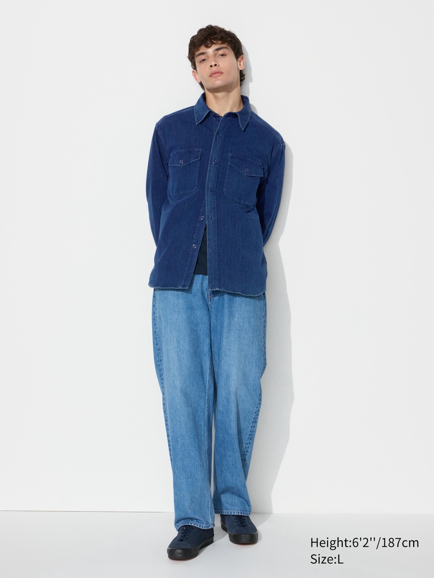 Denim shirt uniqlo hotsell