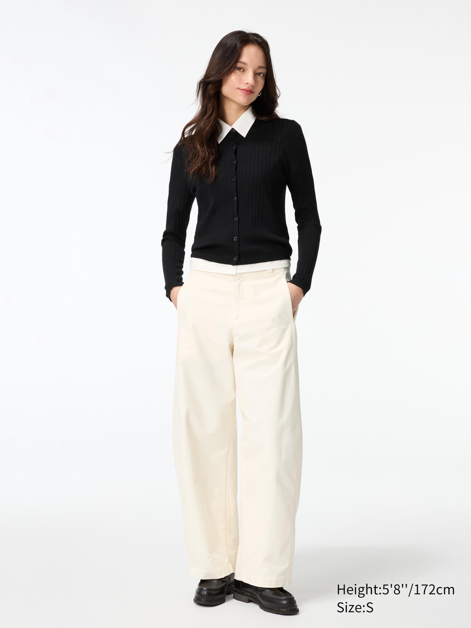Pantalon Barrel en jersey | UNIQLO