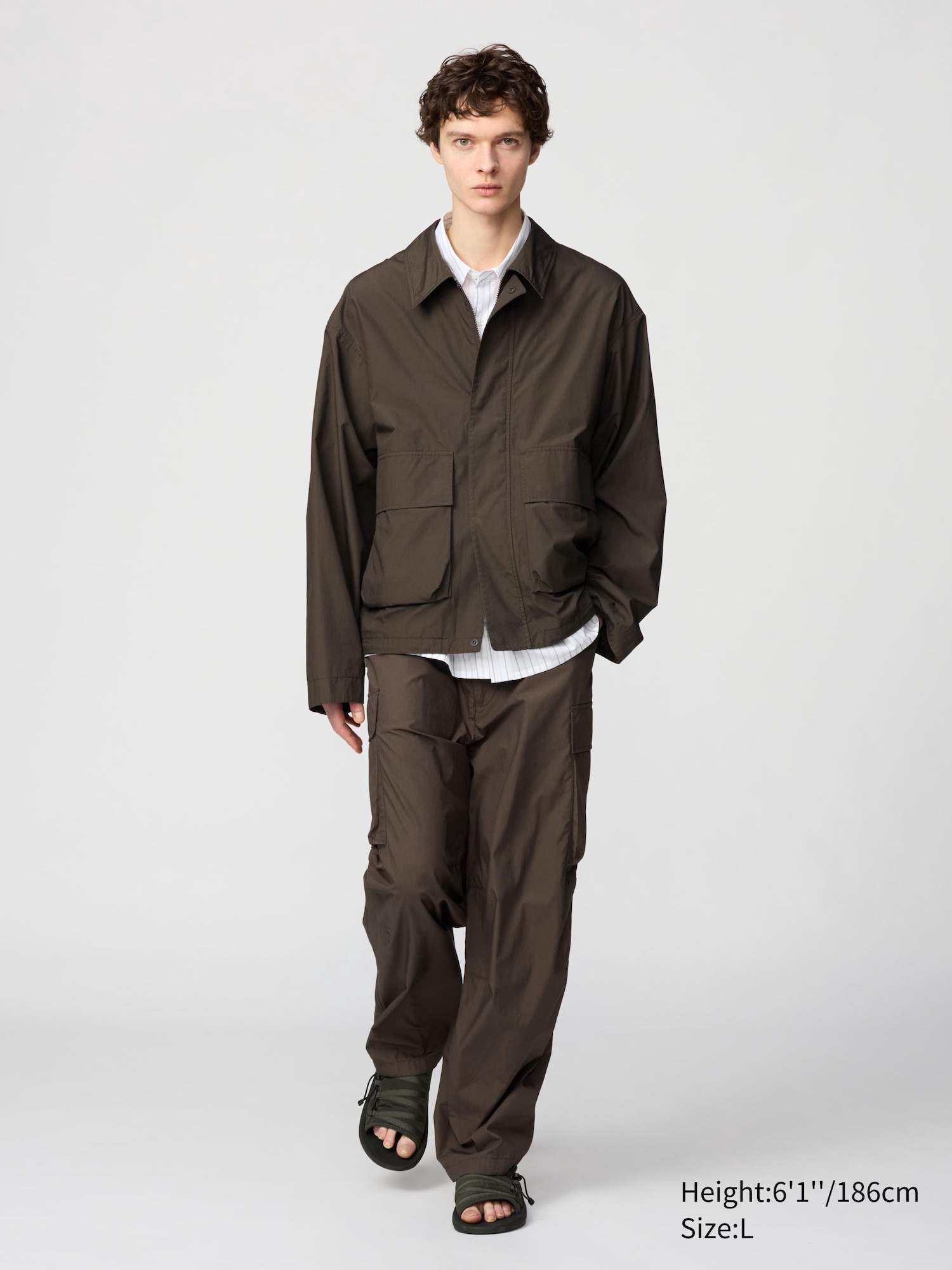 Men's Cotton Short Blouson | UNIQLO BG