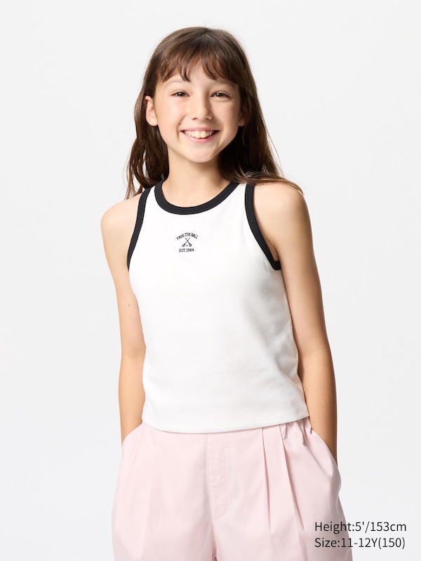 Ribbed Cropped Bra Top (Ringer)