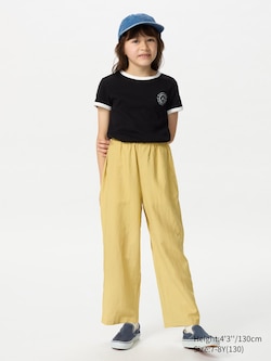 Linen Blend Wide Trousers