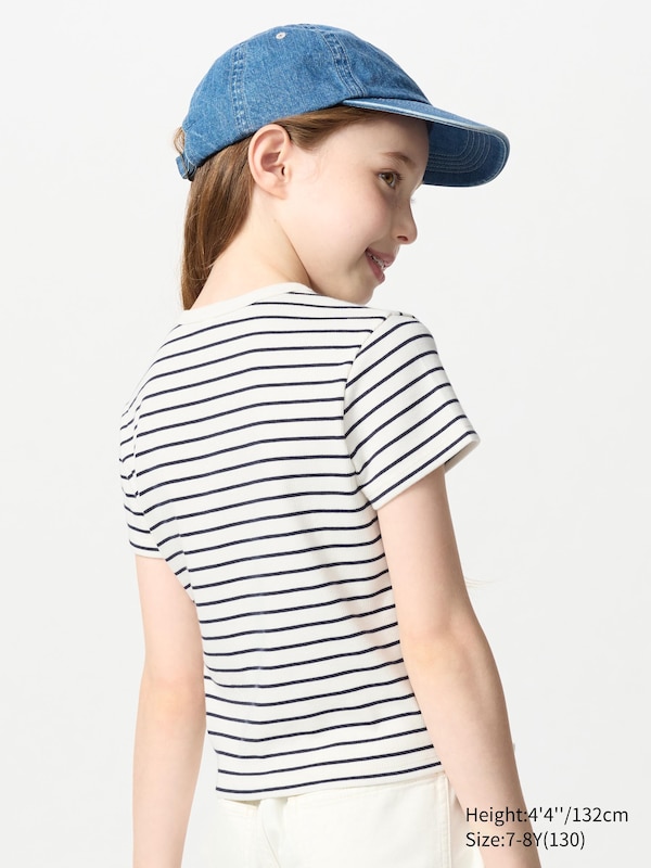 Soft Ribbed Mini T-Shirt (Stripe)