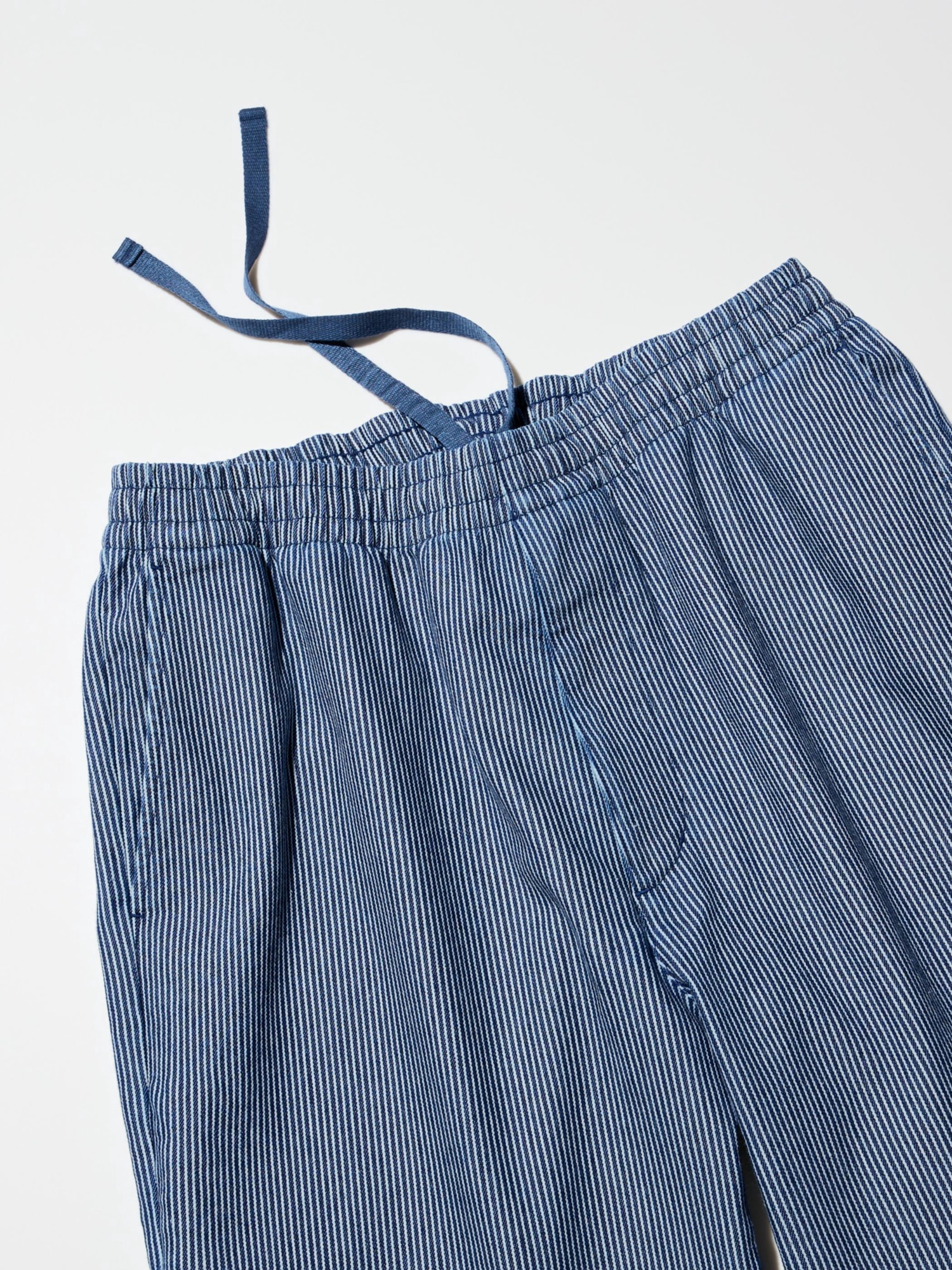 Men's Stretch Easy Ankle Trousers (Stripe) | UNIQLO CZ