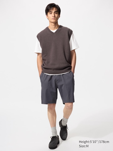 Uniqlo - Short Easy Stretch - Gris Foncé - M