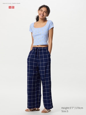 Seersucker Easy Pants | Gingham