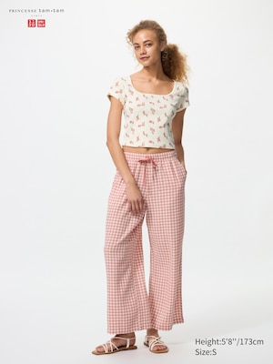 Seersucker Easy Pants | Gingham