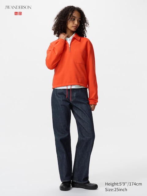 Uniqlo - Jean Droit - Bleu Marine - 34Inch