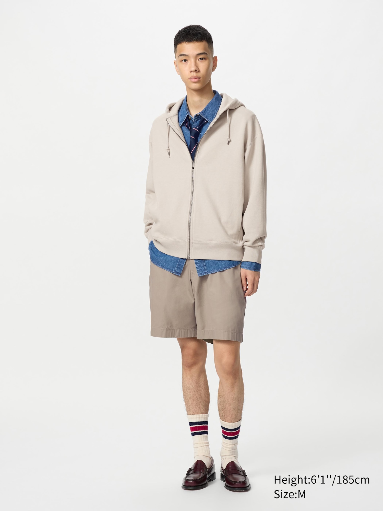 00's old uniqlo zipup Hoodie green check - メルカリ