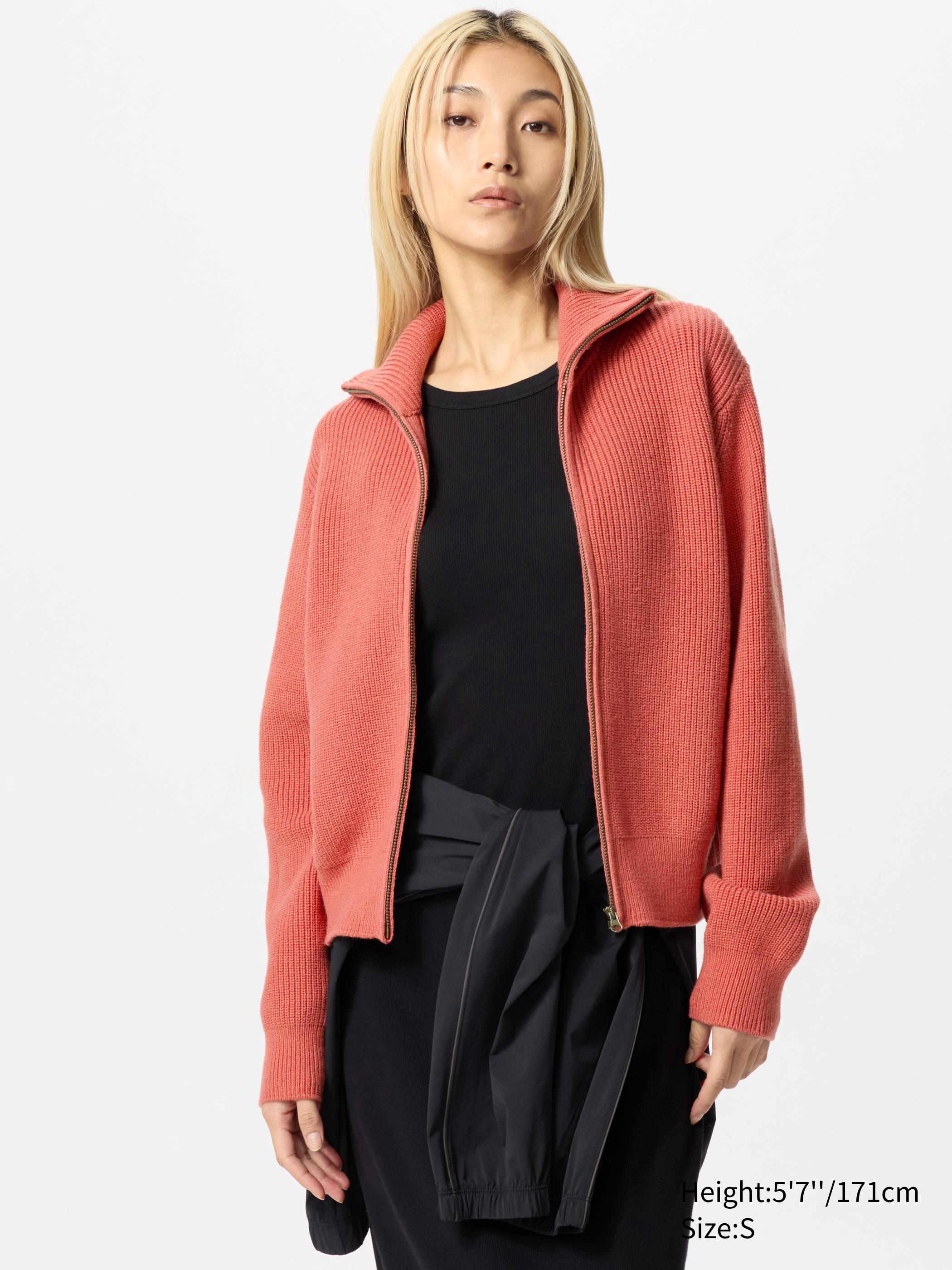 Cardigan Zippé NEXT En Maille 100% Coton - Coupe Confortable, Col Montant - Vêtement Décontracté Mixte