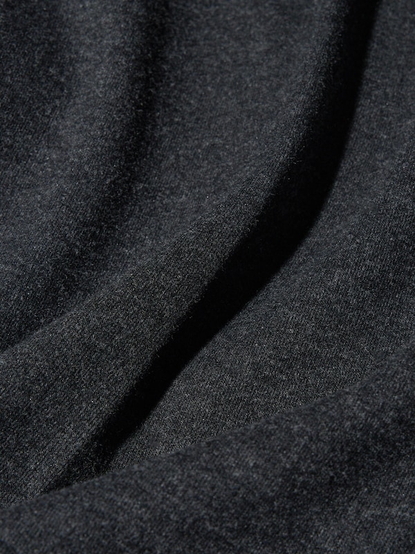 Pleated Wide Trousers (Brushed Jersey)