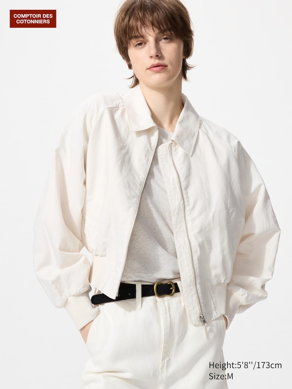 Blouson Jack van Rayon-Linnenmix