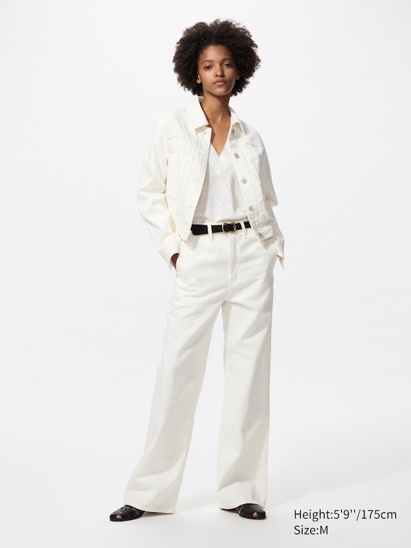 Cotton Linen Straight Trousers