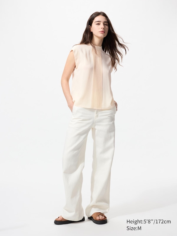 Georgette Viskosemix Bluse (ärmellos)