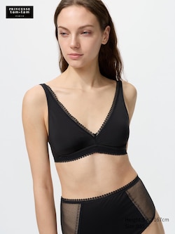 Microfibre Triangle Wireless Bra
