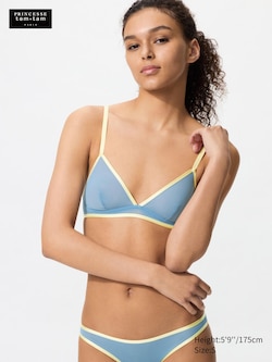 Wireless Bra (Mesh, Colour Block)