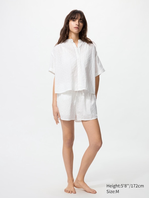 Cotton Embroidered Shirt