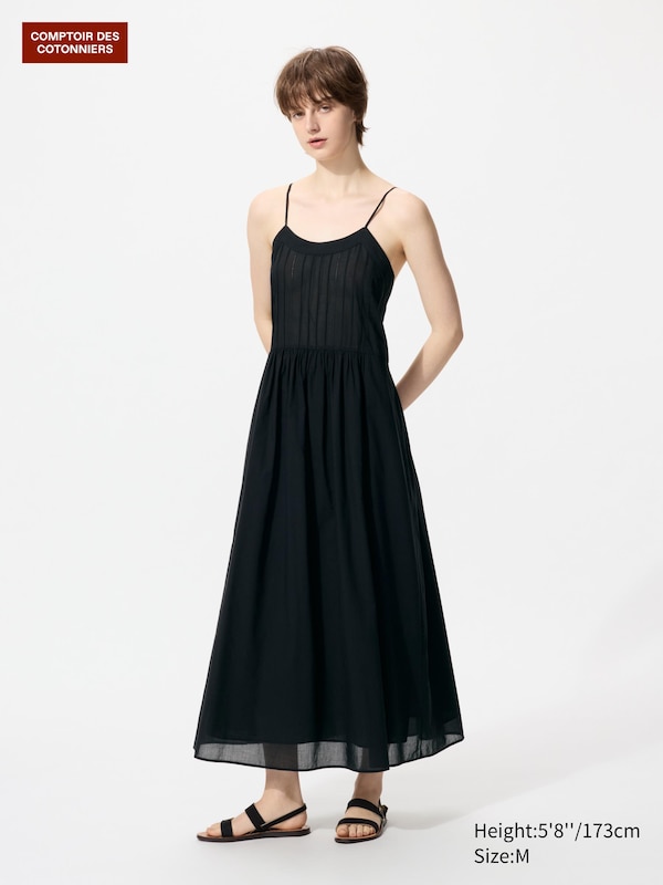 Cotton Strap Long Dress