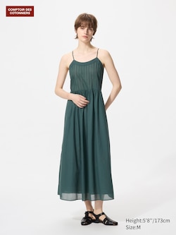 Cotton Strap Long Dress
