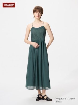 Cotton Strap Long Dress