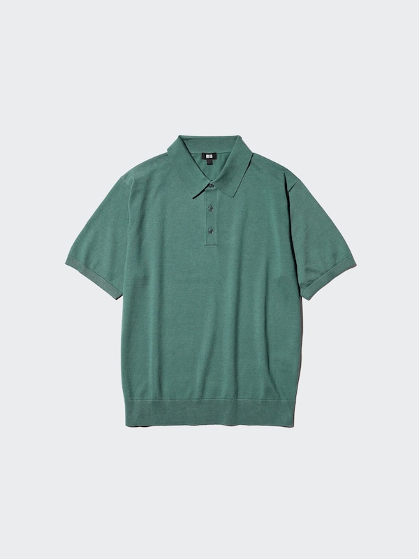 Washable Knit Polo Jumper (Short Sleeve)