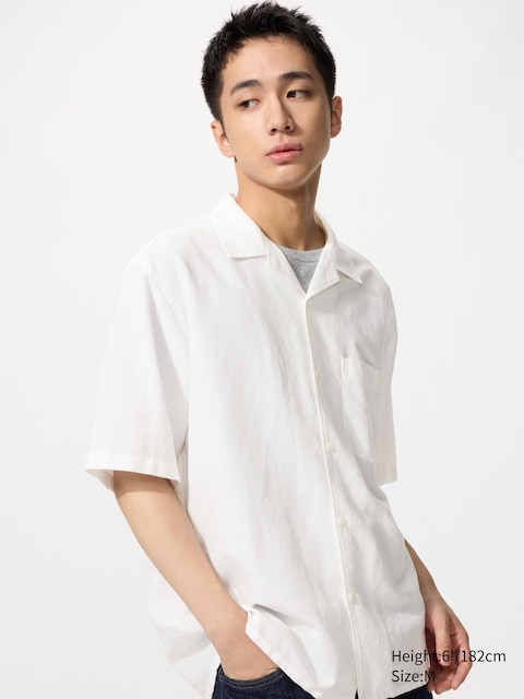 Uniqlo - Chemise En Lin Et Coton Mélangés - Blanc - Xl
