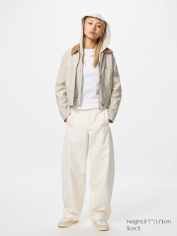 Jersey Barrel Leg Trousers (Longer)