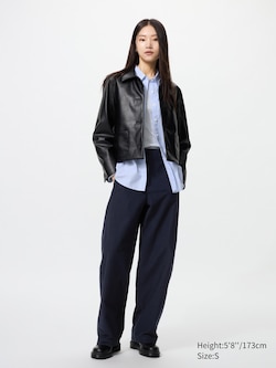 Jersey Barrel Leg Trousers (Longer)