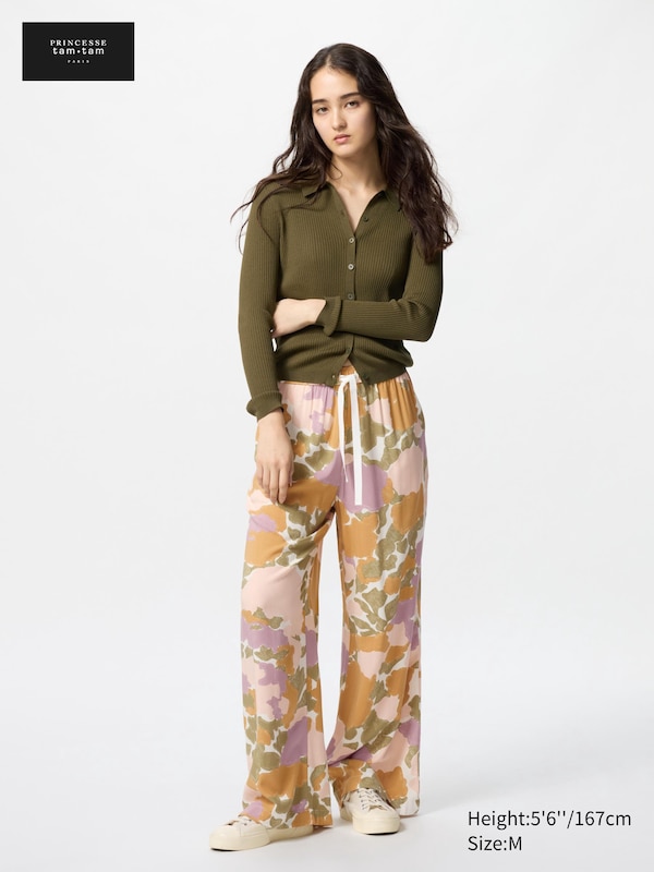 W's PTT print long pants